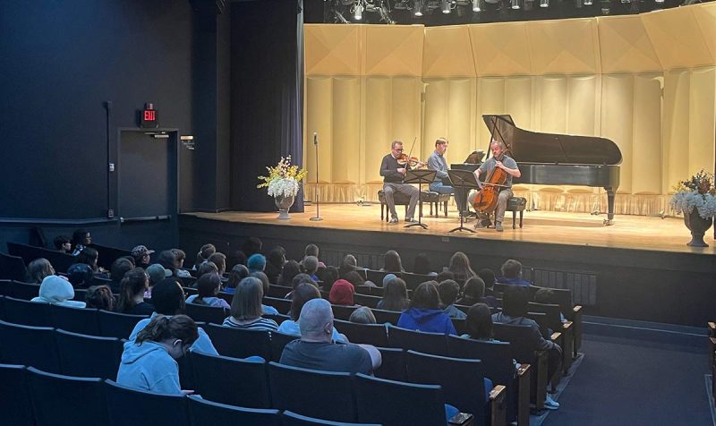 Band students from Polk County Middle School recently traded the classroom for a live concert experience at the Tryon Fine Arts Center.